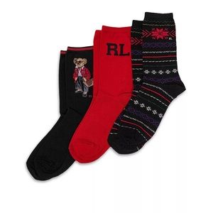 Polo Ralph Lauren Polo Bear Socks 3 pack